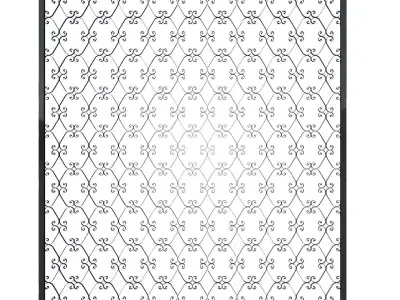 REJA SERIE ESTILO ANDALUZ 3D - FENCE 3D model