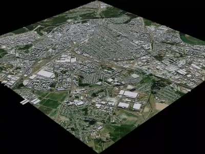 Homyel - Belarus 3D model