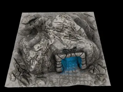Cave Enterance 3D model