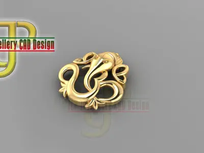 GANASH PENDENT 3D print model