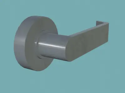 Door Handle check Low-poly 3D model
