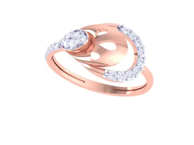  Women Ring MTL 3dm STL OBJ FBX Details 3D print model 33
