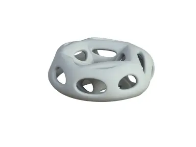 SciFi Cube Object No 66336 Low Poly Shape Low-poly 3D model