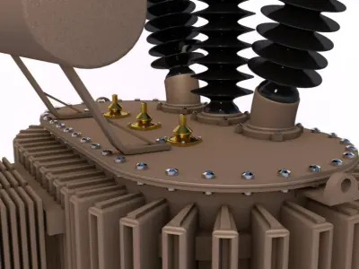 Electrical Transformer200 3D model