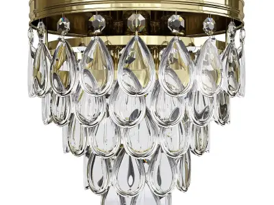 CLASSIQUE TIERED CHANDELIER Low-poly 3D model
