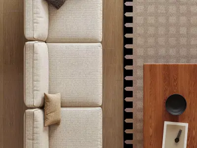 Interior Living Room Scene 16 3D model