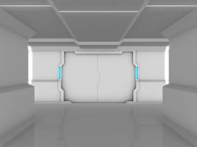 Sci Fi Interior 3D model