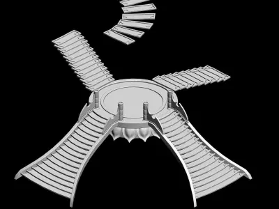 Game Architecture - Brothels - Stairs 01 3D model