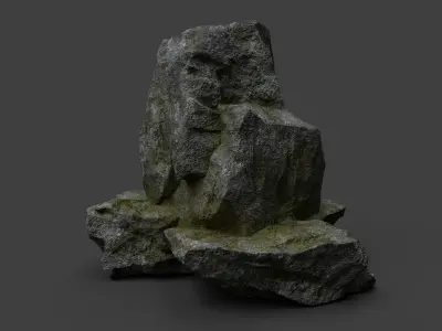 Rock 7-6 Low-poly 3D model purchase