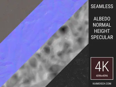 3D Scanned Seamless Sand Footprints Texture