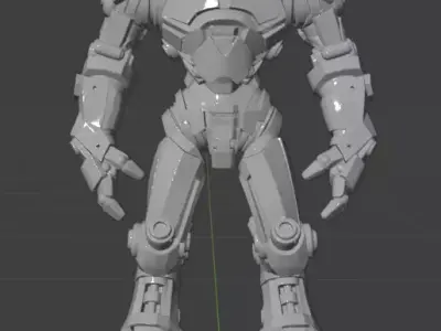Mechsuit Low-poly 3D model