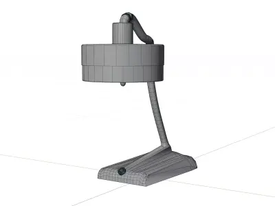 Modern Desk Lamp 3D Model  PBR Textures and realistic Low-poly 3D model