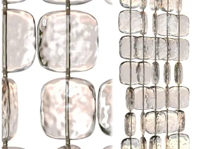 glass block partition 3D model