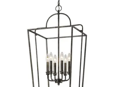 Khaleesi Light Lantern Geometric Chandelier - 2 Colour 3D model