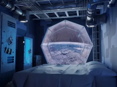 space station 3D model