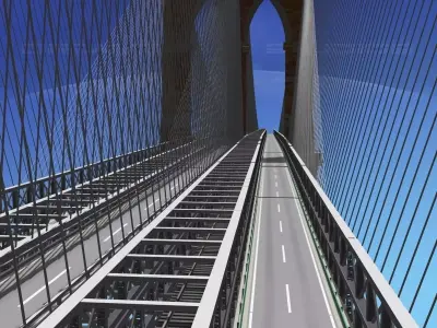 Brooklyn Bridge 3D model
