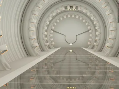 Spaceship Tunnel  3D model