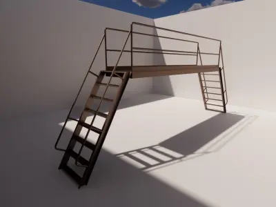 Ladder Crossover 3D model