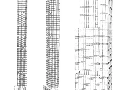 Skyscraper One Madison New York 3D model