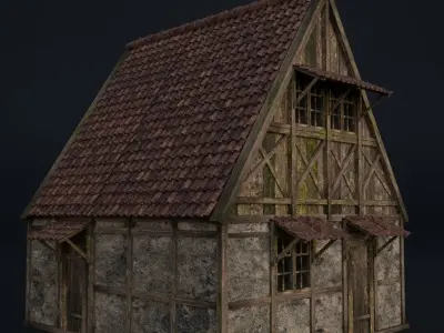 OLD MEDIEVAL BUILDING AND ASSET PACK
