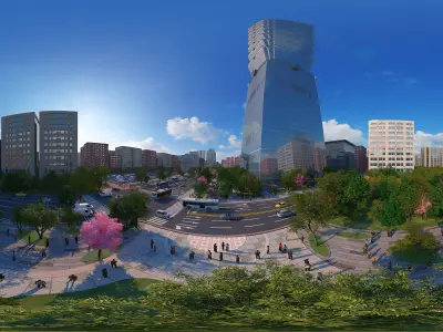 Taipei 101 building 3D model