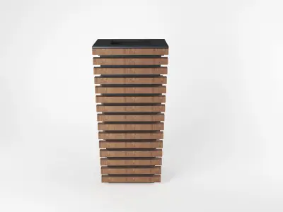 Trash Can 3D model 20