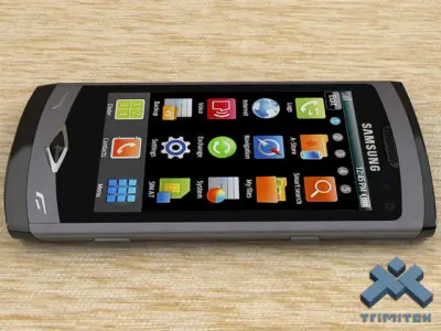 Samsung Wave S8500 smartphone - 2010 3D model