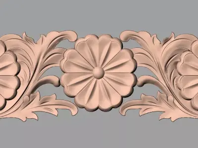 3D carved model furniture 3D design used for artcam aspire E775 3D model