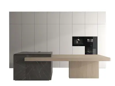 Kitchen set 02 3D model