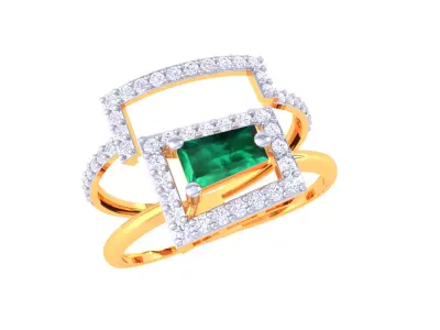 Women Ring  Render 3dm STL OBJ FBX Details 3D print model 141