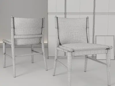 Chairs Jens set 3D model