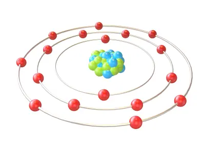 Chlorine Chemical Element v1 002 Low-poly 3D model