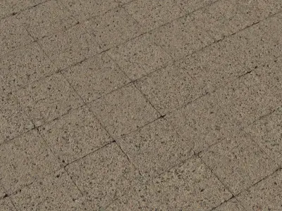 Exposed Aggregate Concrete Tiles PBR Texture Texture