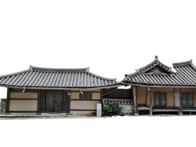 Korean Traditional House Hanok 3D model