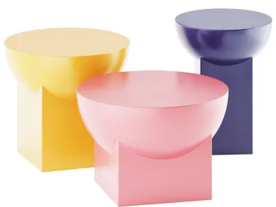 Mila Coffee Tables by Pulpo 3D model