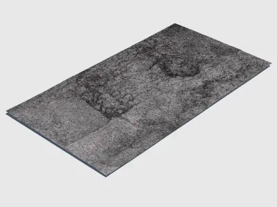 Damaged Asphalt-3D Scan 3D model