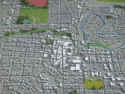 Blenheim  Low-poly 3D model