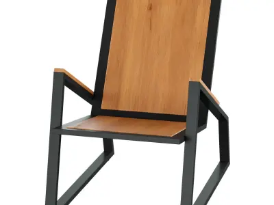 Outdoor Loft Chair Garden furniture 3D model