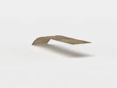 Road down Low-poly 3D model