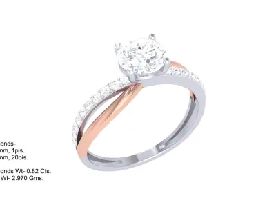  Women Ring MTL 3dm STL OBJ FBX Details 3D print model 60