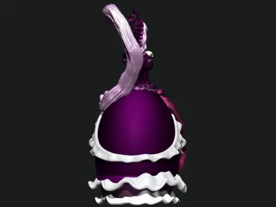 Shalltear Bloodfallen from Overlord anime 3D print model