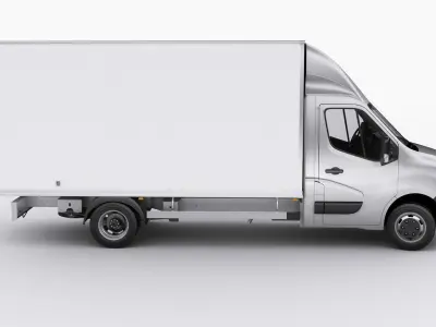 Renault Master Box Truck 2019 3D model