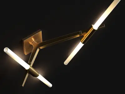 Wall light agnes 2 3D model