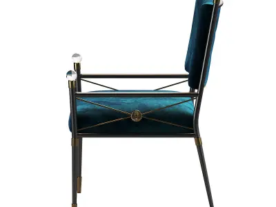 Rider chair by Jonathan Adler 3D model