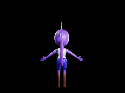 Lizard man 3d model 3D model