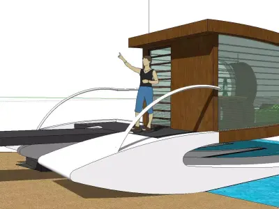 Creative Design-Holiday Cabin-01 3D model