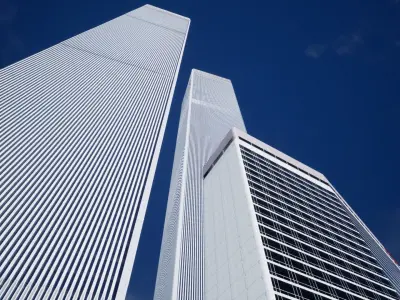 World Trade Center - WTC Twin Tower Complex Environment 3D model