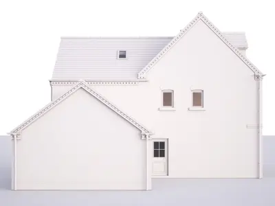 British House Galley Common C 3D model