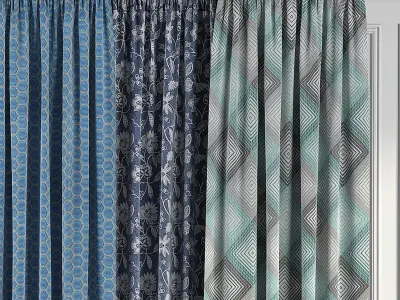 Curtain Set 82 3D model