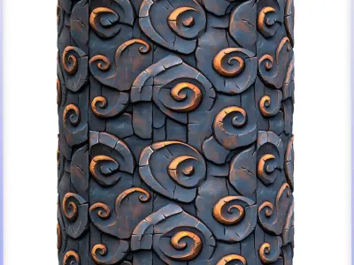 Stylized Ornaments Seamless Texture Texture